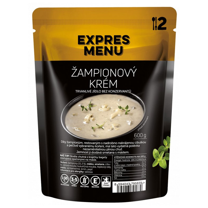 Zupa Expres Menu Krem Z Pieczarek 600 G 4camping Pl