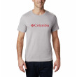 Koszulka męska Columbia CSC Basic Logo Tee szary/czerwony Columbia Grey Heather