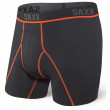 Męskie bokserki Saxx Kinetic HD Boxer Brief czarny/czerwony Black/Vermillion