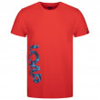 Koszulka męska Loap Alkon czerwony/niebieski Fiery Red/Blue