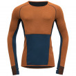 Męska koszulka Devold Tuvegga Sport Air Shirt pomarańczowy/niebieski Ink
