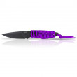 Nóż Acta non verba P100 Dlc/Plain edge fioletowy Purple