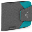 Portfel Osprey QuickLock RFID Wallet szary/niebieski TropicTeal