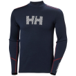 Męska koszulka Helly Hansen Lifa Merino Midw Logo ciemnoniebieski Navy