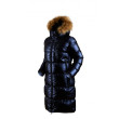 Damski płaszcz zimowy Trimm Lustic Lux ciemnoniebieski dark blue