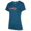 Koszulka damska La Sportiva Stripe Cube T-Shirt W niebieski Storm Blue
