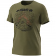 Koszulka męska Dynafit 24/7 Artist Series Cotton T-Shirt Men zielony Green