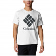 Koszulka męska Columbia Trek™ Logo Short Sleeve biały WhiteCscStackedLogo