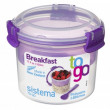 Pudełko śniadaniowe Sistema Breakfast To Go 530ml fioletowy