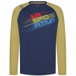 Koszulka męska La Sportiva Stripe Evo Long Sleeve M 2021 niebieski/zielony NightBlue/Cedar
