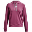 Bluza damska Under Armour Rival Terry Hoodie różowy Pace Pink/White
