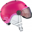 Kask narciarski dla dzieci Salomon Grom Visor różowy Glossy