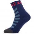 Wodoodporne skarpety SealSkinz WP Warm Weather Ankle + Hyd niebieski Blue/Gray/Red