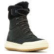 Buty zimowe damskie Merrell Marquette Thermo Tall Zip Wp czarny/biały Black