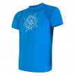 Koszulka męska Sensor Coolmax Fresh PT Kompas niebieski Blue
