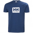 Koszulka męska Helly Hansen Hh Box T niebieski 606 Deep Fjord