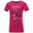 T-shirt dziecięcy Alpine Pro Beto różowy fuchsia red