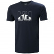 Koszulka męska Helly Hansen Nord Graphic T-Shirt niebieski Navy