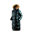 Damski płaszcz zimowy Trimm Lustic Lux antracyt/zielony deep khaki