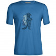 Koszulka męska Icebreaker Men Tech Lite II SS Tee Waschbar Wandering niebieski azul