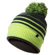 Czapka SealSkinz Waterproof Bobble Hat czarny/zielony Black/Anthracite/Charcoal/Illuminous