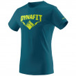 Koszulka męska Dynafit Graphic Co M S/S Tee niebieski/zielony Petrol/Hardcore