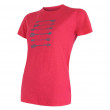 Koszulka damska Sensor Merino Wool PT Strzały różowy Magenta