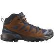 Buty męskie Salomon X Ultra 360 Leather Mid Gore-Tex niebieski Blue Nights / Caramel Cafe / Grisaille