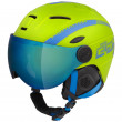 Kask narciarski dla dzieci Etape Rider Pro zielony Lime/BlueMat