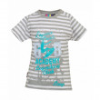 T-shirt dziecięcy Loap Padi niebieski/biały