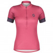 Damska koszulka kolarska Scott W's Endurance 20 SS różowy/fioletowy carmine pink/dark purple