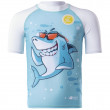 T-shirt dziecięcy Aquawave Uverini Kids niebieski/biały Shark Print