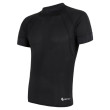 Męska koszulka Sensor Coolmax Air (short sleeve) czarny Black