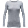 Koszulka damska Devold Breeze Woman Shirt zarys  Grey melange