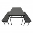 Stół z ławkami Vango Orchard Bench Set zarys Grey