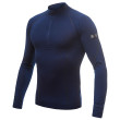 Męska koszulka Sensor Merino Active dl.rukáv ciemnoniebieski Deep Blue