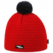Dzianinowa czapka z merynosów Kama Kamakadze K36 czerwony red