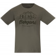 Koszulka męska Bergans Classic V2 Tee zielony Green Mud