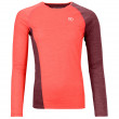 Damska koszulka Ortovox W's 120 Cool Tec Fast Upward LS czerwony Coral Blend