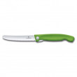 Składany nóż Victorinox Swiss Classic - ostrze ząbkowane zielony Green