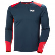 Męska koszulka Helly Hansen Lifa Active Crew niebieski/czerwony Navy
