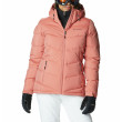 Kurtka zimowa damska Columbia Abbott Peak Insulated Jacket różowy Dark Coral Sheen