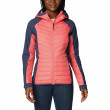 Kurtka zimowa damska Columbia Powder Lite™ Hybrid Hooded Jacket różowy/niebieski Blush Pink, Nocturnal