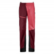 Spodnie damskie Ortovox 3L Ortler Pants W (2022) czerwony DarkBlood