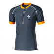 Męska koszulka kolarska Progress Spider szary/pomarańczowy Gray/Orange