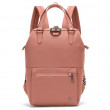 Miejski plecak Pacsafe Citysafe CX mini backpack różowy Econyl Rose