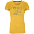 Damska koszulka Ortovox W´s 120 Cool Tec Puzzle żółty YellowstoneBlend