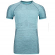 Damska koszulka Ortovox 230 Competition Short Sleeve W niebieski ice waterfall