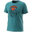 Koszulka męska Dynafit Graphic Co M S/S Tee niebieski/pomarańczowy mallard blue/HORIZON