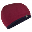 Czapka Icebreaker Pocket Hat czerwony cherry/midnight navy